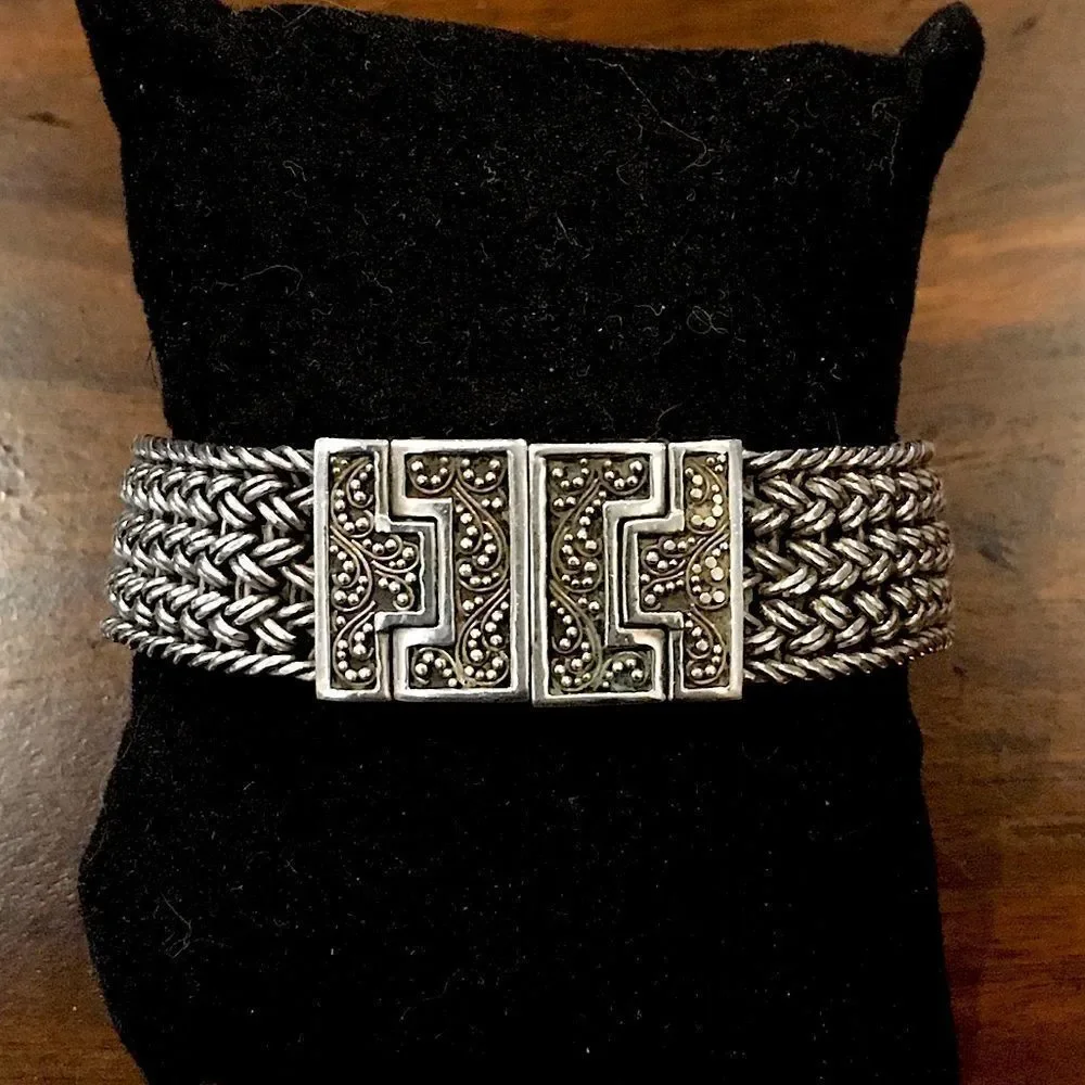 LOIS HILL Watch Rare Sterling Silver Blue Face - Picture 5 of 8